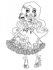 Monster High coloring page 77 - Free printable