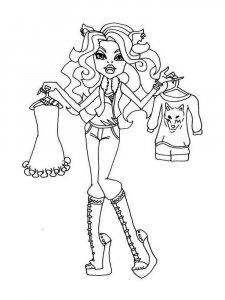Monster High coloring page 78 - Free printable