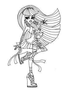 Monster High coloring page 79 - Free printable