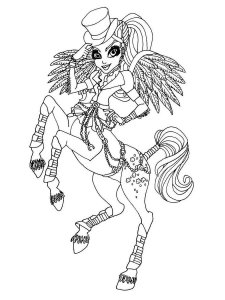 Monster High coloring page 8 - Free printable
