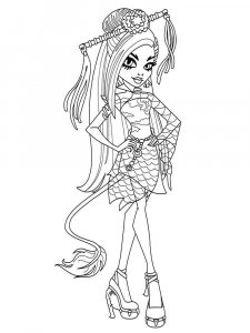Monster High coloring page 80 - Free printable