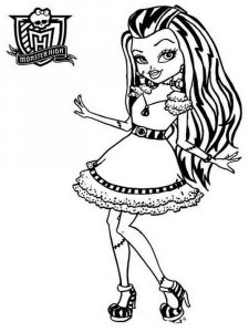Monster High coloring page 93 - Free printable
