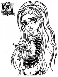 Monster High coloring page 95 - Free printable