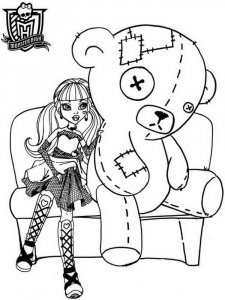 Monster High coloring page 96 - Free printable