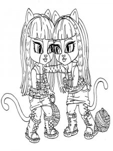 Monster High coloring page 97 - Free printable
