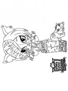 Monster High coloring page 98 - Free printable