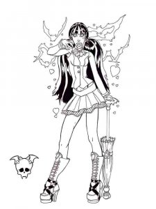 Monster High coloring page 101 - Free printable