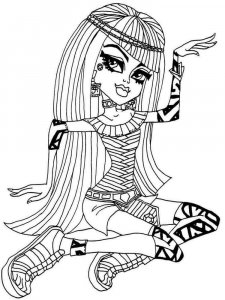 Monster High coloring page 102 - Free printable