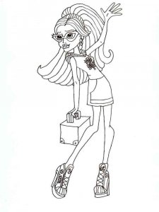 Monster High coloring page 105 - Free printable
