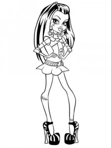 Monster High coloring page 106 - Free printable