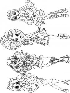 Monster High coloring page 109 - Free printable