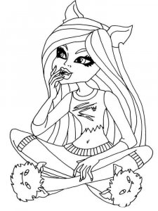 Monster High coloring page 110 - Free printable