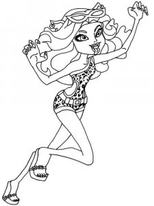 Monster High coloring page 111 - Free printable