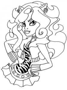 Monster High coloring page 112 - Free printable