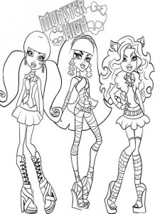 Monster High coloring page 113 - Free printable