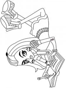 Monster High coloring page 84 - Free printable