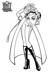 Monster High coloring page 85 - Free printable