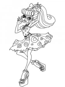 Monster High coloring page 86 - Free printable