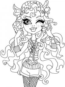Monster High coloring page 87 - Free printable