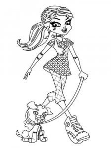 Monster High coloring page 88 - Free printable