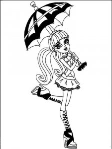 Monster High coloring page 89 - Free printable