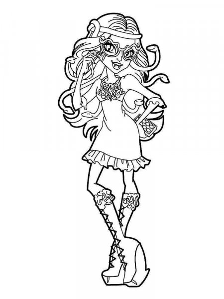 Monster High coloring pages