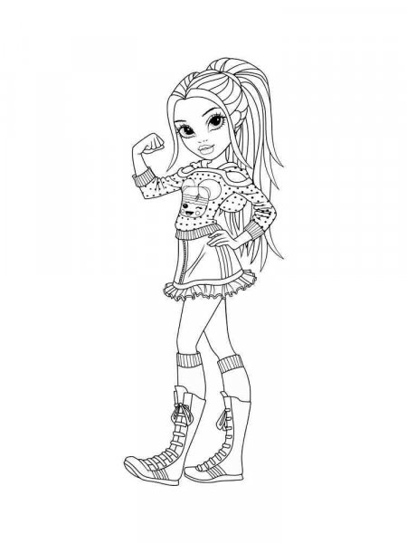 Moxie coloring pages