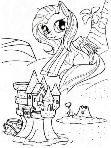 My Little Pony coloring page 1 - Free printable
