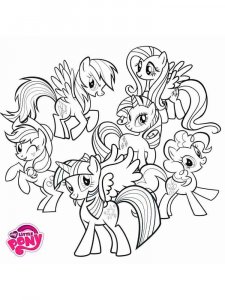 My Little Pony coloring page 36 - Free printable