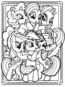 My Little Pony coloring page 5 - Free printable