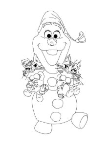 Olaf coloring page 29 - Free printable