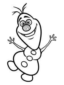 Olaf coloring page 31 - Free printable