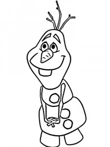 Olaf coloring page 32 - Free printable