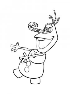 Olaf coloring page 14 - Free printable