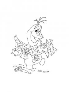 Olaf coloring page 15 - Free printable