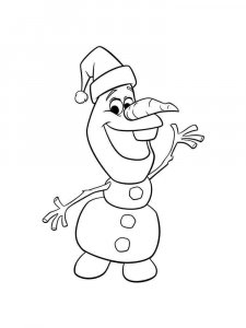 Olaf coloring page 17 - Free printable