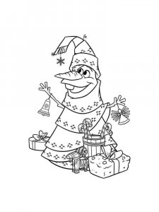 Olaf coloring page 18 - Free printable