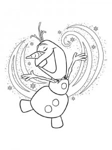 Olaf coloring page 19 - Free printable