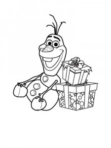 Olaf coloring page 20 - Free printable