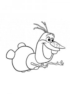 Olaf coloring page 23 - Free printable