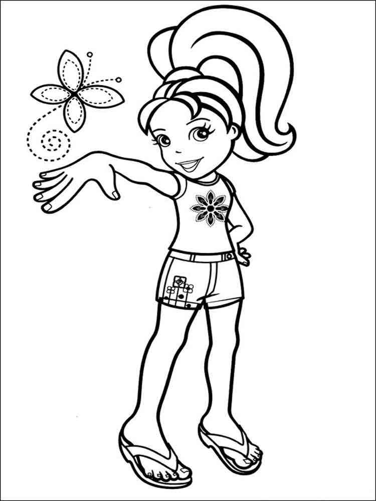 Polly Pocket coloring pages Free Printable Polly Pocket