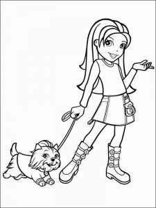Polly Pocket coloring page 1 - Free printable