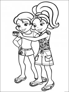 Polly Pocket coloring page 10 - Free printable