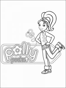 Polly Pocket coloring page 16 - Free printable