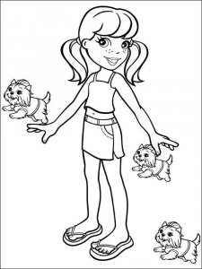 Polly Pocket coloring page 17 - Free printable