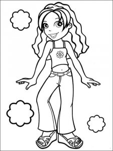 Polly Pocket coloring page 4 - Free printable