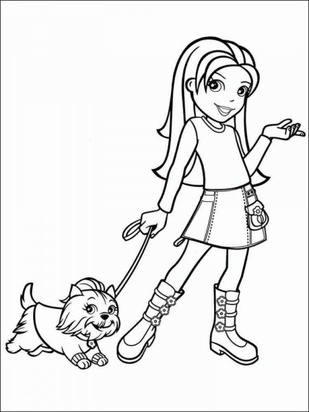 Polly Pocket coloring pages