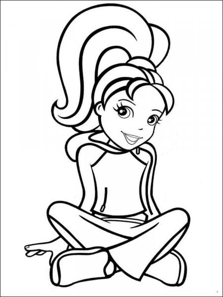 Polly Pocket coloring pages