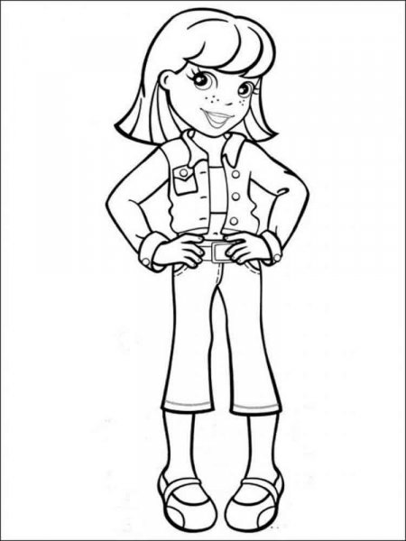 Polly Pocket coloring pages