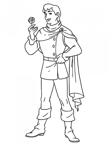 Prince coloring pages